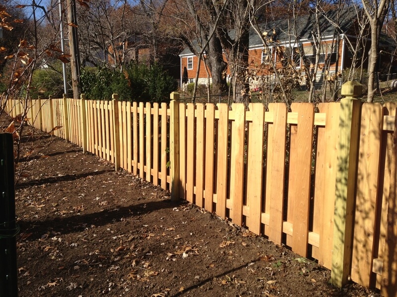4 ft shadowbox Mac s Fence Shadow Box Fence Backyard Fences Wood 